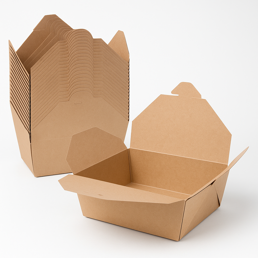 Kraft lunch box -50Pcs