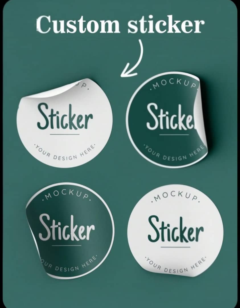 Custom Stickers - 100pcs