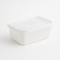 White Rectangle Paper Bowl 750ML-50pcs